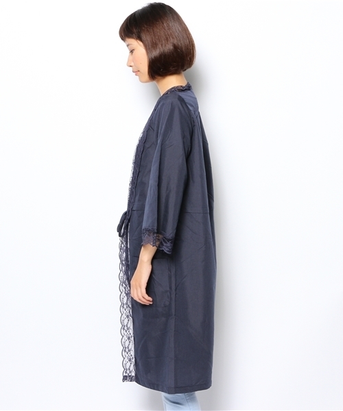 WEGO（ウィゴー）の「WEGO/レースロングガウン（カーディガン/ボレロ・レディース・アイボリー/ネイビー・FREE）」の10枚目の写真