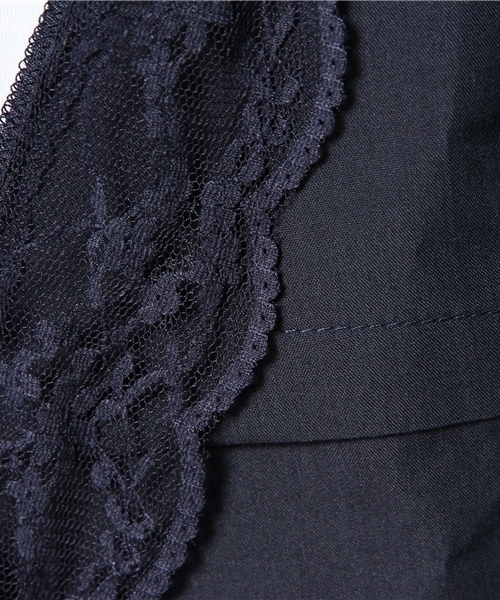 WEGO（ウィゴー）の「WEGO/レースロングガウン（カーディガン/ボレロ・レディース・アイボリー/ネイビー・FREE）」の8枚目の写真