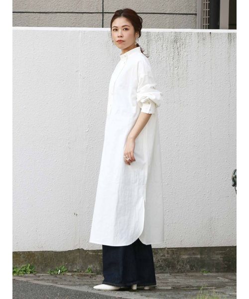 Ungrid（アングリッド）の「ドレスシャツワンピース（ワンピース・レディース・ホワイト/ブラック/ベージュ・FREE）」の13枚目の写真