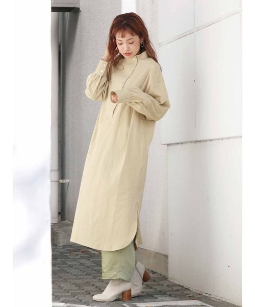 Ungrid（アングリッド）の「ドレスシャツワンピース（ワンピース・レディース・ホワイト/ブラック/ベージュ・FREE）」の15枚目の写真