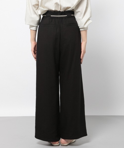 PAGEBOY（ページボーイ）の「フレンチリネンロープベルトパンツ（その他パンツ・レディース・ブラック/オフホワイト/カーキ/グレイッシュベージュ・FREE）」の18枚目の写真