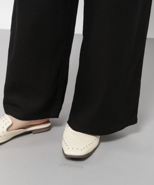 PAGEBOY（ページボーイ）の「フレンチリネンロープベルトパンツ（その他パンツ・レディース・ブラック/オフホワイト/カーキ/グレイッシュベージュ・FREE）」の21枚目の写真