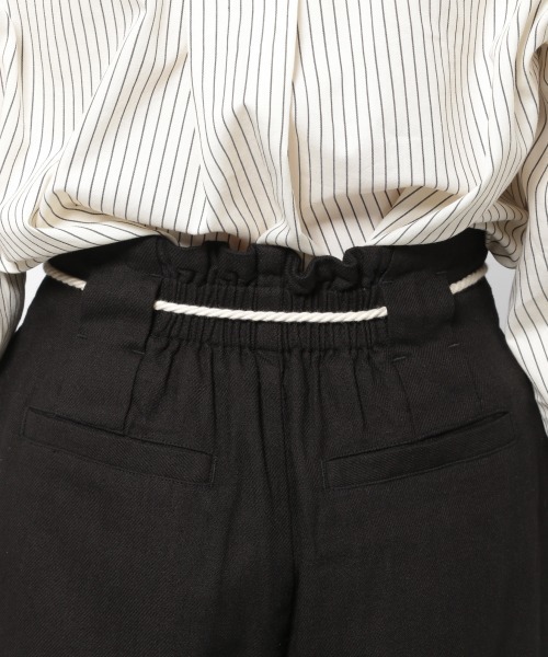 PAGEBOY（ページボーイ）の「フレンチリネンロープベルトパンツ（その他パンツ・レディース・ブラック/オフホワイト/カーキ/グレイッシュベージュ・FREE）」の22枚目の写真