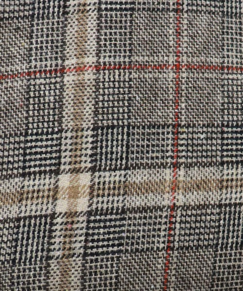 PairPair（ペアペア）の「チェック柄プリーツ切替ワンショル風2WAYワンピース（ワンピース・レディース・ベージュ/ブラウン系その他・FREE）」の17枚目の写真