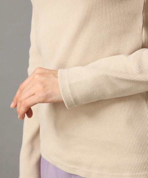 LOWRYS FARM（ローリーズファーム）の「ヘンケイリブタイトＬＳ　861679（Tシャツ/カットソー・レディース・チャコールグレー/ブラウン/ブルー/グリーン/アイボリー・MEDIUM/LARGE）」の11枚目の写真