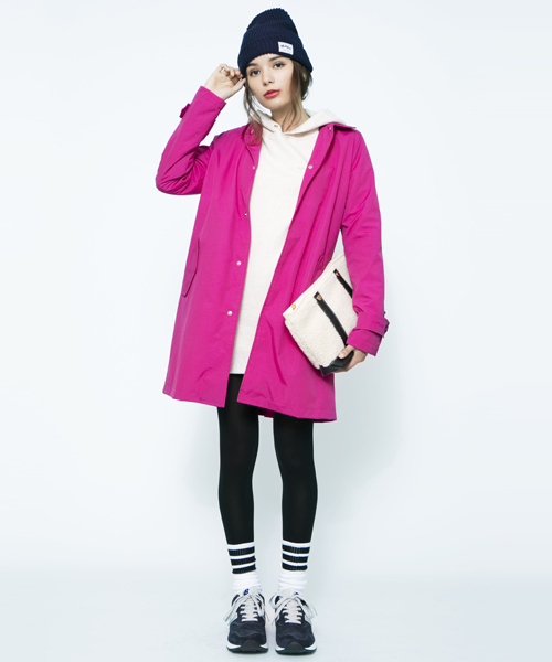 MILKFED.（ミルクフェド）の「ICING P/O HOODIE SWEAT DRESS　（スウェットワンピース/長袖/プルオーバー/無地）（ワンピース・レディース・ホワイト/ブラック/ネイビー・SMALL/MEDIUM）」の11枚目の写真