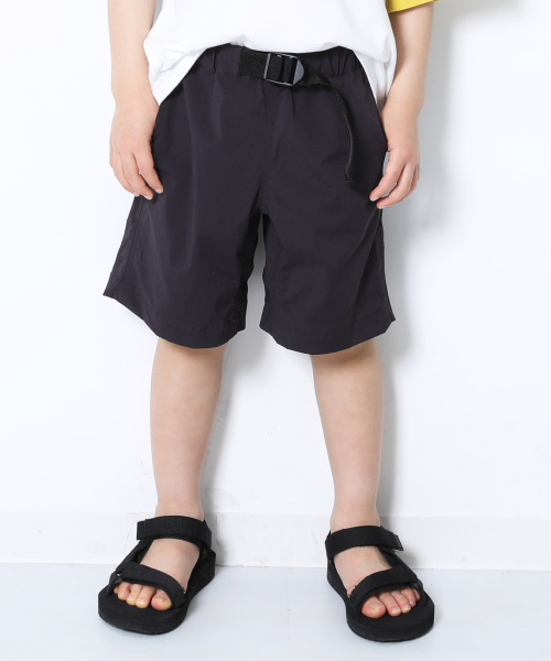 devirock（デビロック）の「ナイロンストレッチハーフパンツ（その他パンツ・キッズ・テラコッタ/ダークグリーン/パープル系その他/コーラル/バイオレット/ネイビー/ブラック・160cm/130cm/110cm/140cm/120cm/150cm/100cm）」の7枚目の写真