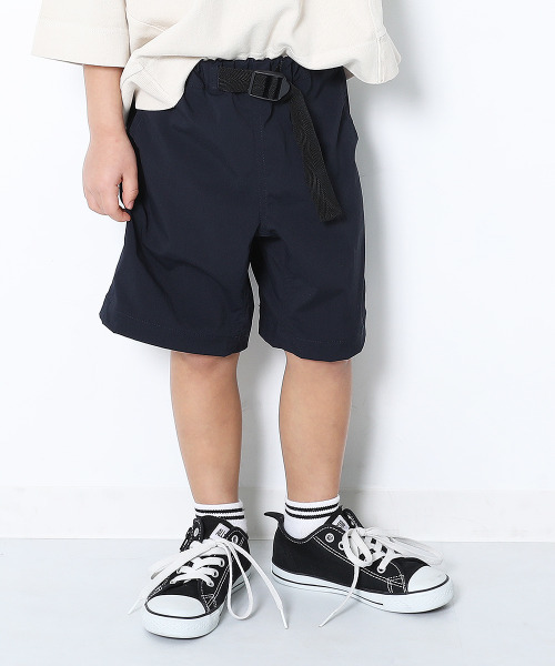 devirock（デビロック）の「ナイロンストレッチハーフパンツ（その他パンツ・キッズ・テラコッタ/ダークグリーン/パープル系その他/コーラル/バイオレット/ネイビー/ブラック・160cm/130cm/110cm/140cm/120cm/150cm/100cm）」の5枚目の写真