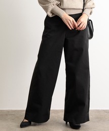 SALON adam et rope' | [ON/OFF対応]  スタイルアップ ワイドパンツ(その他パンツ)