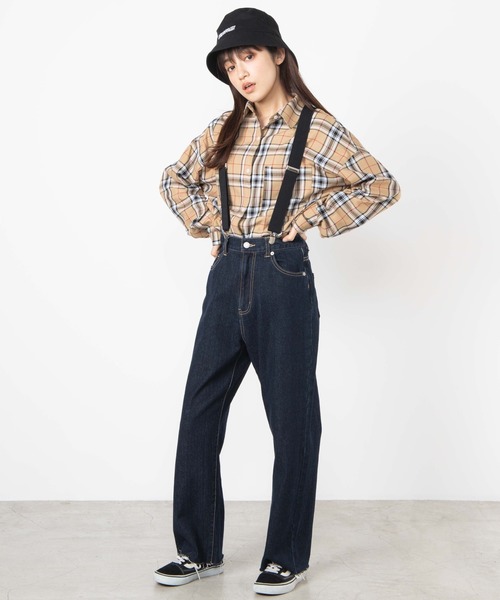 WEGO（ウィゴー）の「WEGO/ワイドサスペンダー（サスペンダー・レディース・ブラック・FREE）」の3枚目の写真