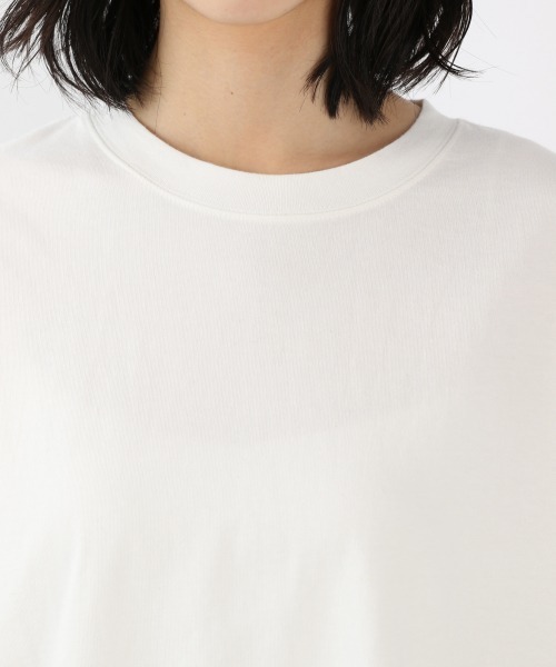 LOWRYS FARM（ローリーズファーム）の「ＢＩＧチュニックＴＥＥ　878545（Tシャツ/カットソー・レディース・チャコールグレー/ブラック/ベージュ/オフホワイト/ブルー・FREE）」の15枚目の写真