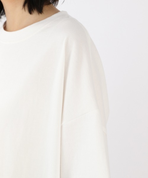 LOWRYS FARM（ローリーズファーム）の「ＢＩＧチュニックＴＥＥ　878545（Tシャツ/カットソー・レディース・チャコールグレー/ブラック/ベージュ/オフホワイト/ブルー・FREE）」の19枚目の写真