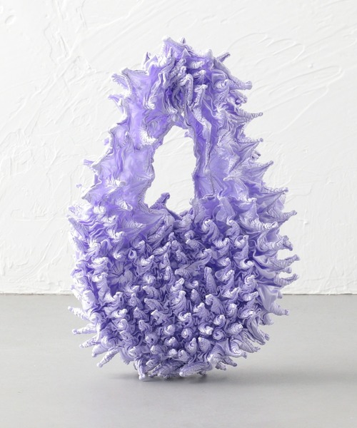 BUNZABURO（ブンザブロウ）の「BUNZABURObaiShibori BAG（エコバッグ/サブバッグ・レディース・ライトピンク/ライトブルー/ライラック/イエロー/オレンジ/ケリー/シルバー/オフホワイト/ダークブラウン/ピンク・FREE）」の6枚目の写真