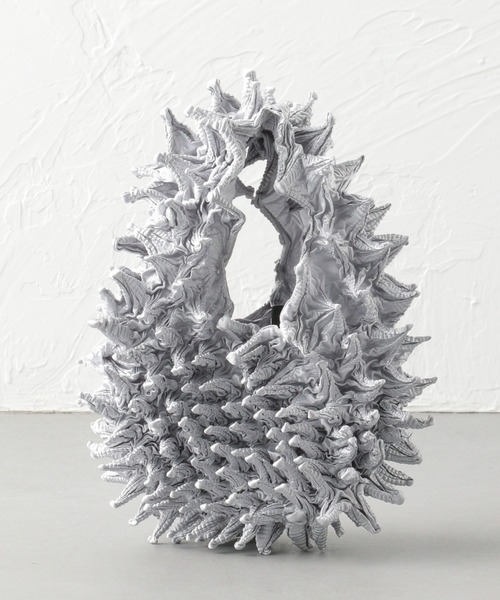 BUNZABURO（ブンザブロウ）の「BUNZABURObaiShibori BAG（エコバッグ/サブバッグ・レディース・ライトピンク/ライトブルー/ライラック/イエロー/オレンジ/ケリー/シルバー/オフホワイト/ダークブラウン/ピンク・FREE）」の10枚目の写真