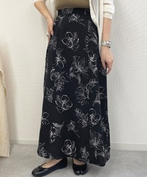 線画マーメイドラインスカート【ZOZOTOWN限定アイテム】
