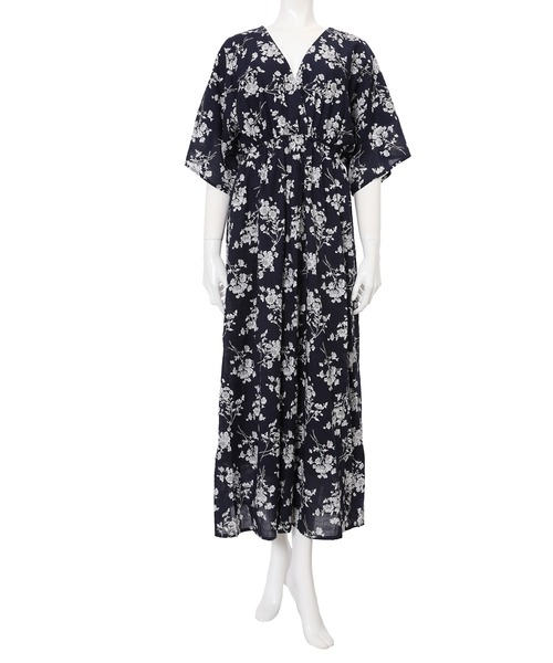 fifth(フィフス)の「バックシャンカシュクールフラワーワンピース(ワンピース・レディース・ホワイト/ネイビー・MEDIUM)」の11枚目の写真