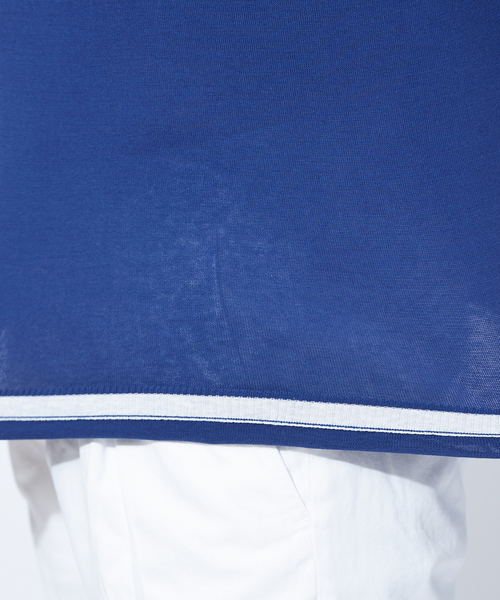 RECENCY OF MINE（リーセンシー オブ マイン）の「【Recency of Mine】ハイツイストコットンクルーネックプルオーバーニット（Tシャツ/カットソー・メンズ・イエロー/ネイビー/ライトグレー/オフホワイト・44/48/46）」の15枚目の写真