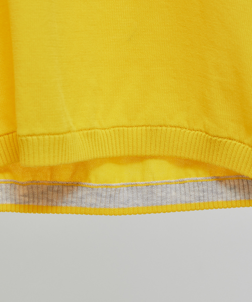 RECENCY OF MINE（リーセンシー オブ マイン）の「【Recency of Mine】ハイツイストコットンクルーネックプルオーバーニット（Tシャツ/カットソー・メンズ・イエロー/ネイビー/ライトグレー/オフホワイト・44/48/46）」の17枚目の写真