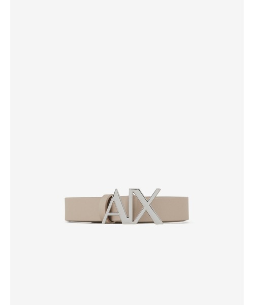ARMANI EXCHANGE（アルマーニエクスチェンジ）の「【A|Xアルマーニ エクスチェンジ】A|Xロゴベルト（ベルト・レディース・ブラック/ホワイト系その他/オレンジ/ライトベージュ・85cm/75cm/95cm）」の2枚目の写真