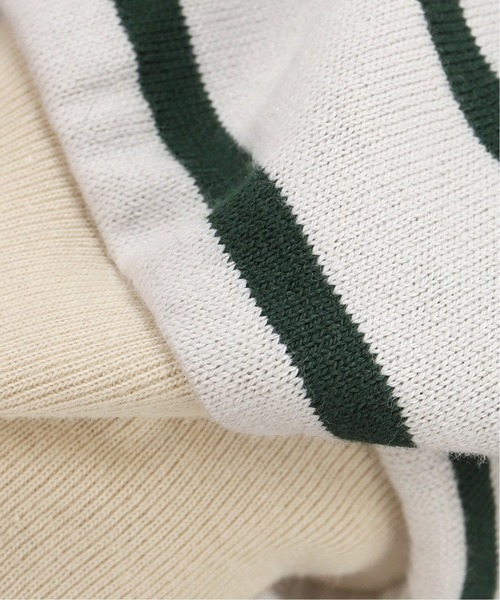417 EDIFICE（フォーワンセブンエディフィス）の「30/2 ボーダーロングスリーブ（Tシャツ/カットソー・メンズ・ベージュ/ホワイト/グレー・LARGE/SMALL/MEDIUM）」の16枚目の写真