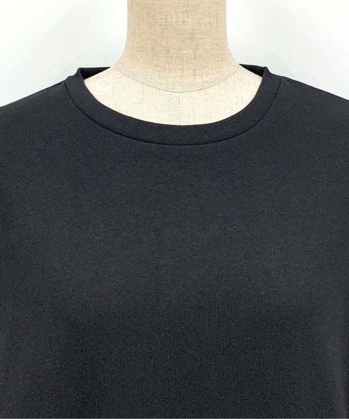 PICCIN(ピッチン)の「ヘビーウェイトバックスリットロンT(Tシャツ/カットソー・レディース・グレイッシュベージュ/オフホワイト/パープル/ブラック・M)」の13枚目の写真