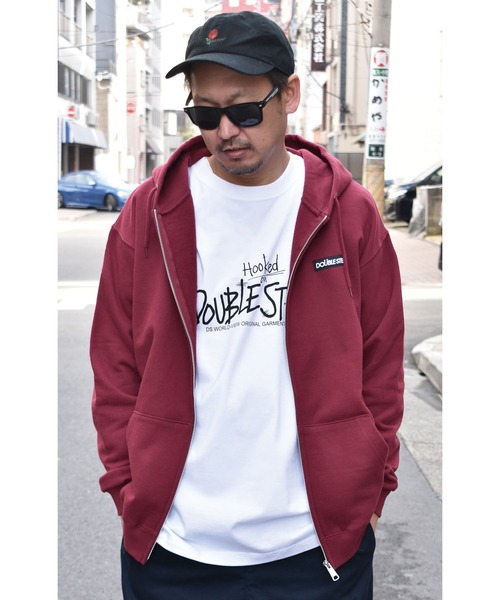 DOUBLE STEAL（ダブルスティール）の「Namerogo Zip Parker（スウェット・メンズ・ブラック/トップグレー/バーガンディー・M/L/XL）」の3枚目の写真
