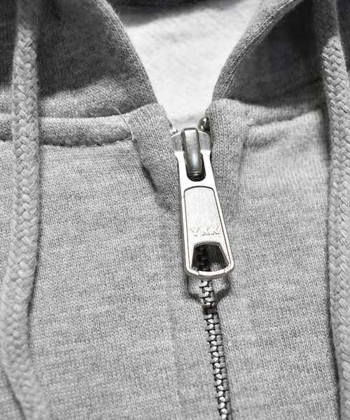 DOUBLE STEAL（ダブルスティール）の「Namerogo Zip Parker（スウェット・メンズ・ブラック/トップグレー/バーガンディー・M/L/XL）」の13枚目の写真