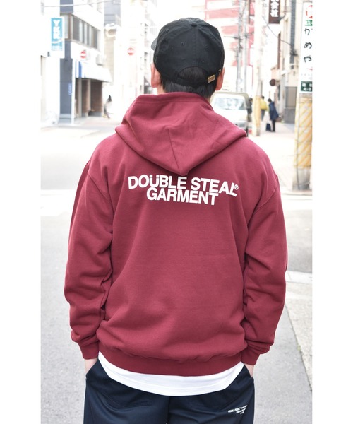 DOUBLE STEAL（ダブルスティール）の「Namerogo Zip Parker（スウェット・メンズ・ブラック/トップグレー/バーガンディー・M/L/XL）」の20枚目の写真