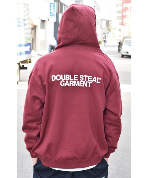 DOUBLE STEAL（ダブルスティール）の「Namerogo Zip Parker（スウェット・メンズ・ブラック/トップグレー/バーガンディー・M/L/XL）」の19枚目の写真