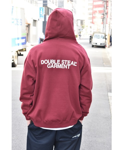 DOUBLE STEAL（ダブルスティール）の「Namerogo Zip Parker（スウェット・メンズ・ブラック/トップグレー/バーガンディー・M/L/XL）」の8枚目の写真