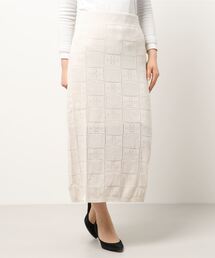 JUGLANS（ユグランス）の「☆ 透かし編み ロングスカート（スカート）」