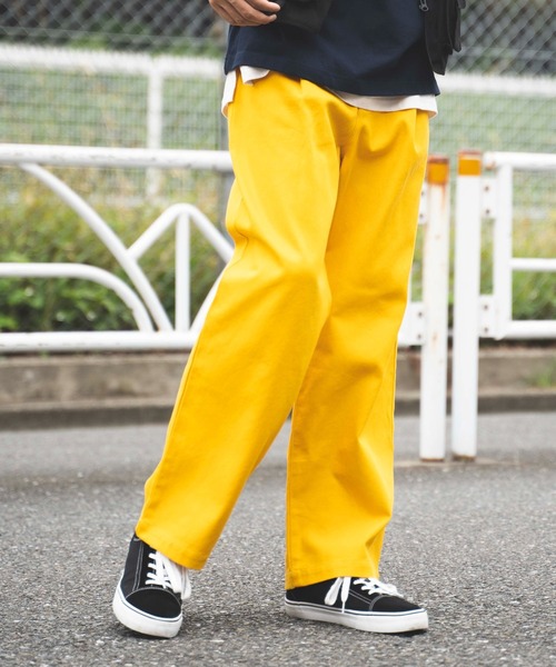 WEGO（ウィゴー）の「WEGO/【セットアップ対応商品】SKATERSパンツ（チノパンツ・レディース・ブラック/ブルー/ダークグリーン/キナリ/ブラウン/グリーン/オフホワイト/サックスブルー/ブラウン系その他/ブルー系その他/グリーン系その他/その他1/その他2/その他3/レッド/イエロー/オレンジ/ベージュ/その他4/ネイビー/ワイン・SMALL/MEDIUM/LARGE）」の14枚目の写真