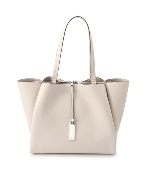 INDIVI（インディヴィ）の「◇タック微配色トートバッグ（トートバッグ