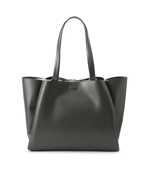 INDIVI（インディヴィ）の「◇タック微配色トートバッグ（トートバッグ