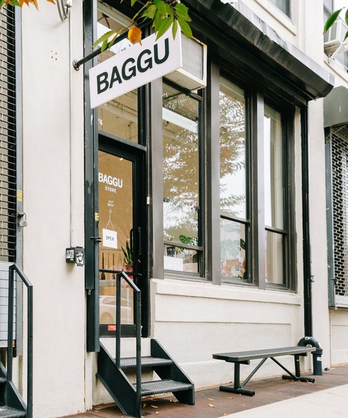 BAGGU(バグー)の「BABY BAGGU 353.ウォーターメロンピンク(エコバッグ/サブバッグ・レディース・ピンク・FREE)」の5枚目の写真