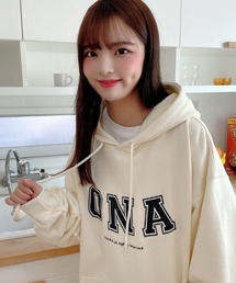 ONA | 『ONA/オーエヌエー』2ND ONA LOGO PRINTING HOODIE/ユニセックス ロゴプリント フーディー(パーカー)