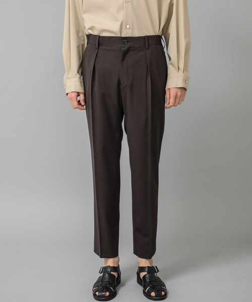 city（シティ）の「スーパーテーパードパンツ/SUPER TAPERED PANTS（スラックス・メンズ・ブラック/グレイッシュベージュ/ブラウン・3/2/1）」の14枚目の写真