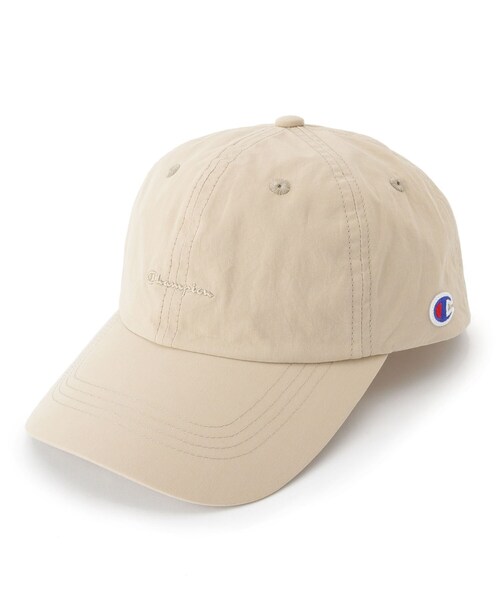 Champion(チャンピオン)の「◆【Champion】ロゴ刺しゅうキャップ(キャップ・レディース・ブラック/アイボリー/ナチュラル/グリーン系・00)」の3枚目の写真