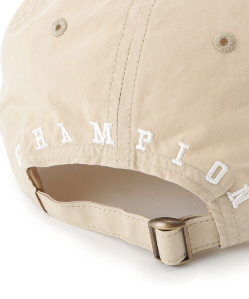 Champion(チャンピオン)の「◆【Champion】ロゴ刺しゅうキャップ(キャップ・レディース・ブラック/アイボリー/ナチュラル/グリーン系・00)」の9枚目の写真