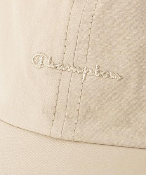 Champion(チャンピオン)の「◆【Champion】ロゴ刺しゅうキャップ(キャップ・レディース・ブラック/アイボリー/ナチュラル/グリーン系・00)」の10枚目の写真