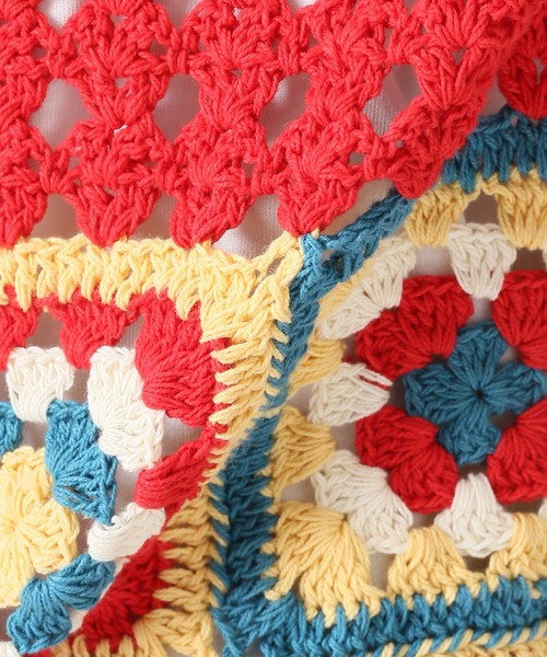 SLOBE citron.(スローブシトロン)の「SLOBE citron.クロシェベスト◆(ベスト・レディース・ナチュラル/レッド・FREE)」の22枚目の写真