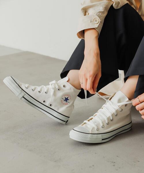 SENSE OF PLACE by URBAN RESEARCH（センスオブプレイスバイアーバンリサーチ）の「CONVERSE　ALLSTARCOLORS HI（スニーカー・レディース・ホワイト/ベージュ・23.5/24.5）」の3枚目の写真