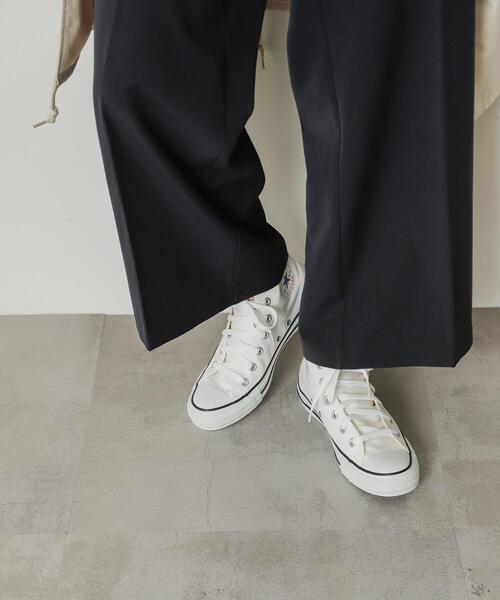 SENSE OF PLACE by URBAN RESEARCH（センスオブプレイスバイアーバンリサーチ）の「CONVERSE　ALLSTARCOLORS HI（スニーカー・レディース・ホワイト/ベージュ・23.5/24.5）」の4枚目の写真