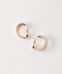 BEAUTY&YOUTH UNITED ARROWS | BY メタル×パールモチーフ ダブルイヤリング(イヤーカフ)