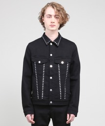 GalaabenD /ガラアーベント /EXフィットデニム スタッズデニムジャケット