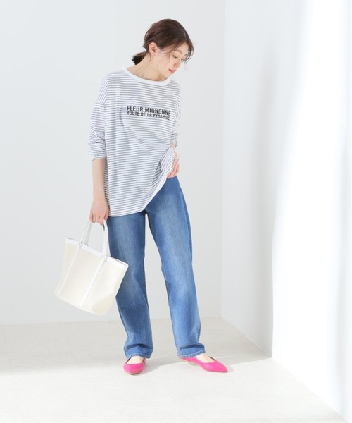 SLOBE IENA（スローブイエナ）の「LE DENIM ストレートデニムパンツ【洗濯機使用可能】◆（デニムパンツ・レディース・ブルー系その他/ネイビー・40/36/38）」の13枚目の写真