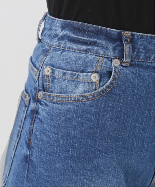 SLOBE IENA（スローブイエナ）の「LE DENIM ストレートデニムパンツ【洗濯機使用可能】◆（デニムパンツ・レディース・ブルー系その他/ネイビー・40/36/38）」の21枚目の写真