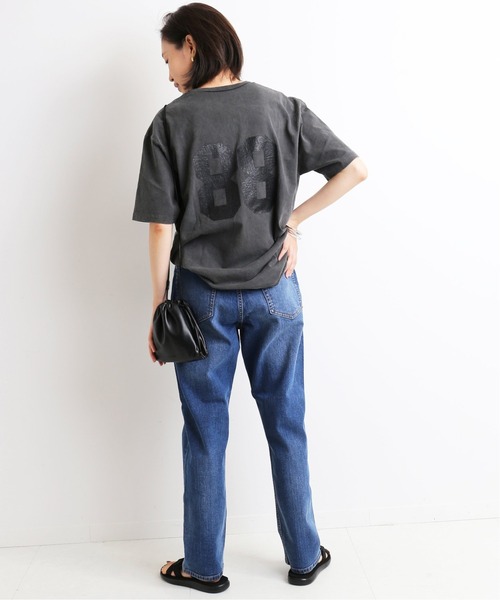 SLOBE IENA（スローブイエナ）の「LE DENIM ストレートデニムパンツ【洗濯機使用可能】◆（デニムパンツ・レディース・ブルー系その他/ネイビー・40/36/38）」の5枚目の写真