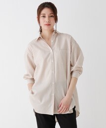 SHOO・LA・RUE | 【S-3L】フレンチリネン前開きシャツ(シャツ/ブラウス)
