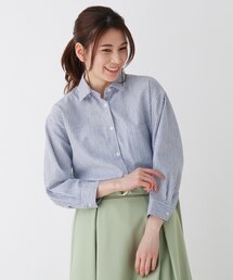 SHOO・LA・RUE | 【五明祐子さん着用商品/S-3L】フレンチリネン前開きシャツ(シャツ/ブラウス)